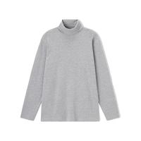 GU 极优 柔软棉质高领内搭打底长袖纯色T恤B343363