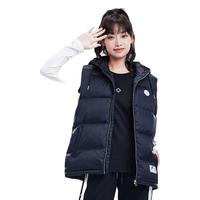 秋冬款羽绒背心女士篮球运动保暖防风羽绒马甲上衣羽绒服外套耐磨