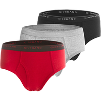 【3条装】男士内裤棉亲肤柔软舒适宽橡筋腰头平底三角内裤男士