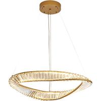 雷士 NVC   Lighting照明 雷士 NVC   Lighting欧美智能轻奢水晶吊线吊灯客厅大灯餐厅灯卧室灯灯具灯饰套餐 缪斯 智能单层60瓦 吊灯