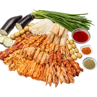 何师烧烤食材套餐露营烧烤食品半成品猪牛羊肉串烤箱空气炸锅食材