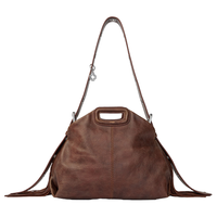 Maje2024早春女装时尚复古棕色流苏手提包单肩包MFASA01033 棕色 TU