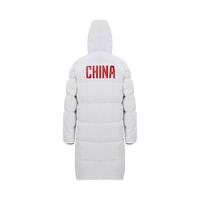 准者秋冬棉服中长款男女篮球运动保暖防寒加厚大衣外套