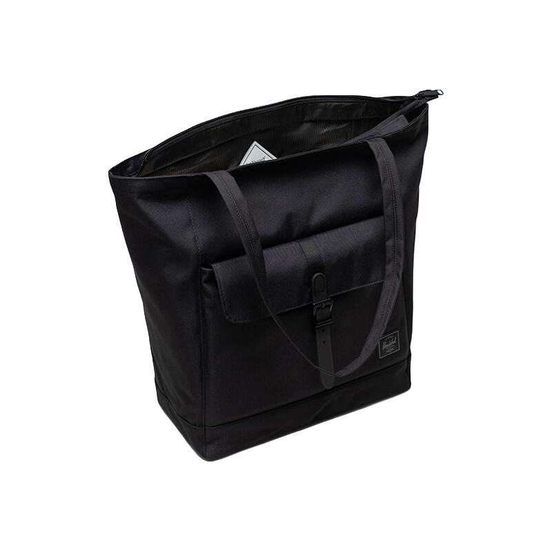 Herschel赫行【黑标系列】Retreat Tote™包托特包大包 纯黑色
