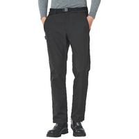 ALPINT MOUNTAIN软壳裤冲锋裤男士户外加绒保暖防风透气抓绒女徒步登山长裤子 【城际系列】男士黑色 L（175/90B）