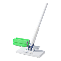 BOOMJOY 宝家洁 BAOJIAJIE）迷你小拖把家用一拖净懒人免手洗一次性湿巾洗面巾擦地免手洗拖布 共四块布