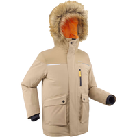 DECATHLON 迪卡侬 儿童保暖棉服男童女童夹克加厚外套KIDD奶茶咖125cm-4265491