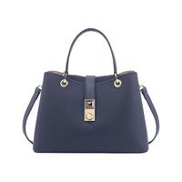 尔羊奴（ERYONOU）真皮包中年结婚包送婆婆款手提斜挎包包大气2023 蓝色
