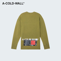 A-COLD-WALL* ACW冷墙立体主义印花长袖T恤男ACWMTS098 绿色