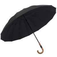 葵 mamoru 日本Mamoru木把弯柄雨伞加大加厚加固防风大暴雨长柄雨伞大号男士