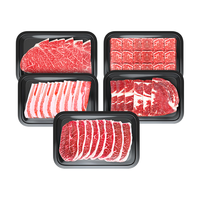 茶牛 原切牛肉片  阿根廷进口谷饲雪花牛肉片200g*6份 礼袋装源头直发