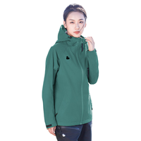 思凯乐（SCALER）【黄金甲】户外硬壳冲锋衣男女2024春专业大暴雨防水登山服 【女款】云杉绿 | 3层压胶硬壳 M