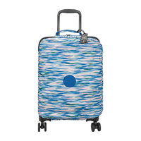 凯普林 kipling男女款2024春季大容量行李箱拉杆箱SPONTANEOUS S 稀释蓝粉印花