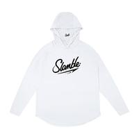 SLAMBLE连帽面罩长袖投篮服男女透气速干运动帽衫橄榄球上衣 白色 XL