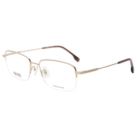 雨果博斯（HUGO BOSS）光学眼镜女钛半框近视男镜框1289F AOZ+佳锐1.67（1000度内）