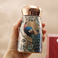 宅轻松 ZARVYRELAXED 316不锈钢智能温显杯 保温杯 500ml 中国风