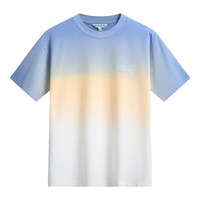 马克华菲【渐变纯棉】短袖T恤男2024春夏纯棉舒适字母印花休闲百搭T恤 803本白 S