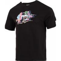 彪马（PUMA）短袖男士 24夏季棉质透气运动服时尚休闲快干半袖圆领T恤 DRY CELL排汗科技/白色 S/170/92A