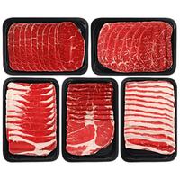 肉福记 原切和牛肉片日式烤肉套餐 谷饲雪花肥牛片卷薄切上脑保乐肩生鲜 烤肉套餐250g*5盒