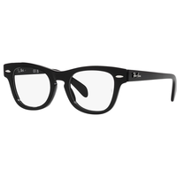 雷朋(RayBan) 雷朋光学镜架2023板材方形儿童轻质近视眼镜框0RY9707V 黑色镜框3542 默认46