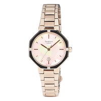 CASIO 卡西欧 手表 SHEEN时尚优雅小表盘手表时尚腕表 SHE-4528D-7A 贝母蜜桃金