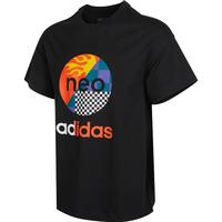 adidas NEO 阿迪达斯 NEO 男款大Logo针织T恤 HN4743