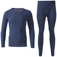 皮尔卡丹莫代尔薄款无痕男士基础打底秋衣秋裤保暖内衣套装 女款大红 XL