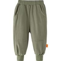 舒贝怡宝宝裤子男童长裤儿童运动裤婴儿春卫裤中小童休闲裤 绿色100CM