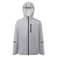波司登 春夏户外防晒衣服男女款防紫外线凉感透气外套B40522700 竹炭灰8495 160/84A