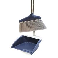 安赛瑞 扫把簸箕套装 加宽刷毛撮箕笤帚 家庭办公室 紫色 7A00160