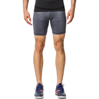 迪卡侬(DECATHLON)运动紧身短裤男速干裤压缩足球跑步训练裤裤打底裤KIP 【紧身短裤】灰色新 XL