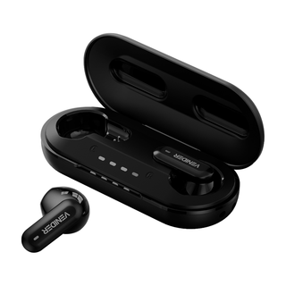 VENIDER T05 蓝牙5.3低延迟 黑色 半入耳式真无线蓝牙耳机