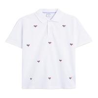布克兄弟 Brooks Brothers 男士夏新纯棉网球拍绣花短袖Polo衫