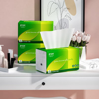 舒可乐 家用卫生纸面巾纸纸巾 4层 420张*3包