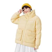 QIAODAN 乔丹 羽绒服女2024冬季新款短款立领防风宽松休闲女士外套