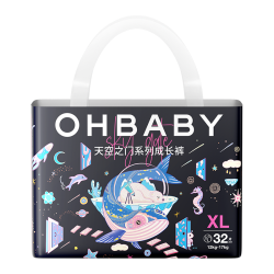 Oh Baby OHBABY欧贝比天空之门拉拉裤薄款透气柔软婴儿男女宝宝新生尿不湿