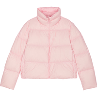 /江南布衣25冬羽绒服女短款H型立领5P0C14060 665/中粉 M