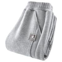 迪士尼儿童裤子女童春季运动裤中大童休闲卫裤 Z233055麻灰 120cm 120/适合115-125cm