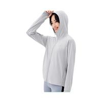 全棉时代男女士防晒衣服2024春夏UPF50+皮肤衣外套凉感科技 浅冰灰（女款） 165cm