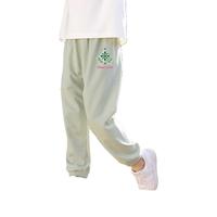 Baleno Junior班尼路童装女童防蚊裤2024夏季透气凉爽儿童长裤女潮流百搭运动裤 军绿色 120cm