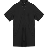江南布衣【商场同款】24夏新品连体衣女纯棉工装短裤宽松衬衫领5O4F14110 249/浅杂驼