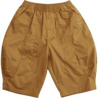 纯一良品（CUNYI）童装男童五分裤儿童短裤2024夏季中大童速干清爽休闲灯笼裤 红棕色 110cm