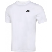 耐克(NIKE)女装短袖 24夏季运动服跑步透气休闲服宽松上衣女T恤休闲短袖 白色/全棉材质/偏大/晒图-5 M/170/88A