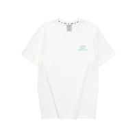 SKECHERS 斯凯奇 t恤男2024夏季宽松透气短袖男装针织圆领半袖黑色运动上衣 乳白色/吸湿速干/男女同款 XL(180/96A)