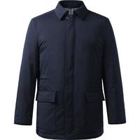 Amurs/爱缪斯中年男装高端翻领羽绒服爸爸装商务休闲冬季加厚外套