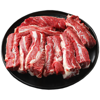 绿之邦(Luzhibang)内蒙古原切牛肋条肉新鲜去骨牛腹肉贴骨肉腩冷冻烧烤食材牛肉生鲜 内蒙古牛肋条5斤