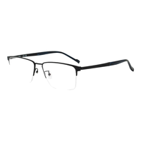 蔡司(ZEISS)光学镜架半框钛ZS23132LB 001 M男女款配镜眼镜框+蔡司防蓝光1.74 M配蔡司防蓝光1.74 001黑色/蓝玳瑁色