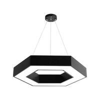六边形吊灯led造型灯创意蜂巢办公室房六角形工业风灯具现代