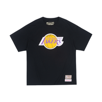 mitchell & ness NBA运动T恤湖人队宽松男式t恤短袖t恤男士T恤纯棉半袖夏季