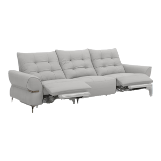  LAZBOY/乐至宝 零靠墙 电动功能沙发  大熊白-2.77米-大-三人双电动 3人及以上